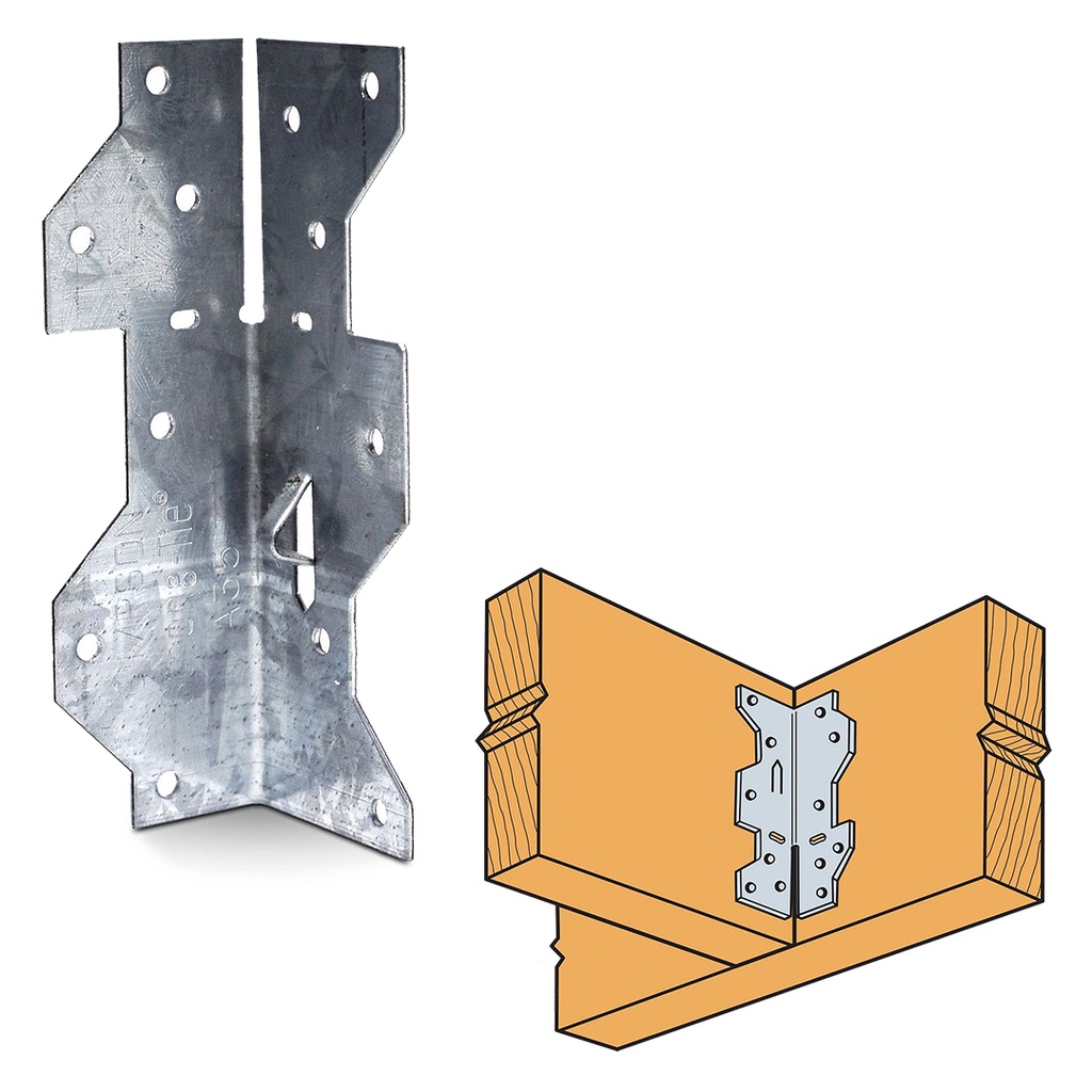 [ANCLAJE063] Simpson Strong-Tie 1.4 in. W X 4.5 in. L Galvanized Steel Framing Angle