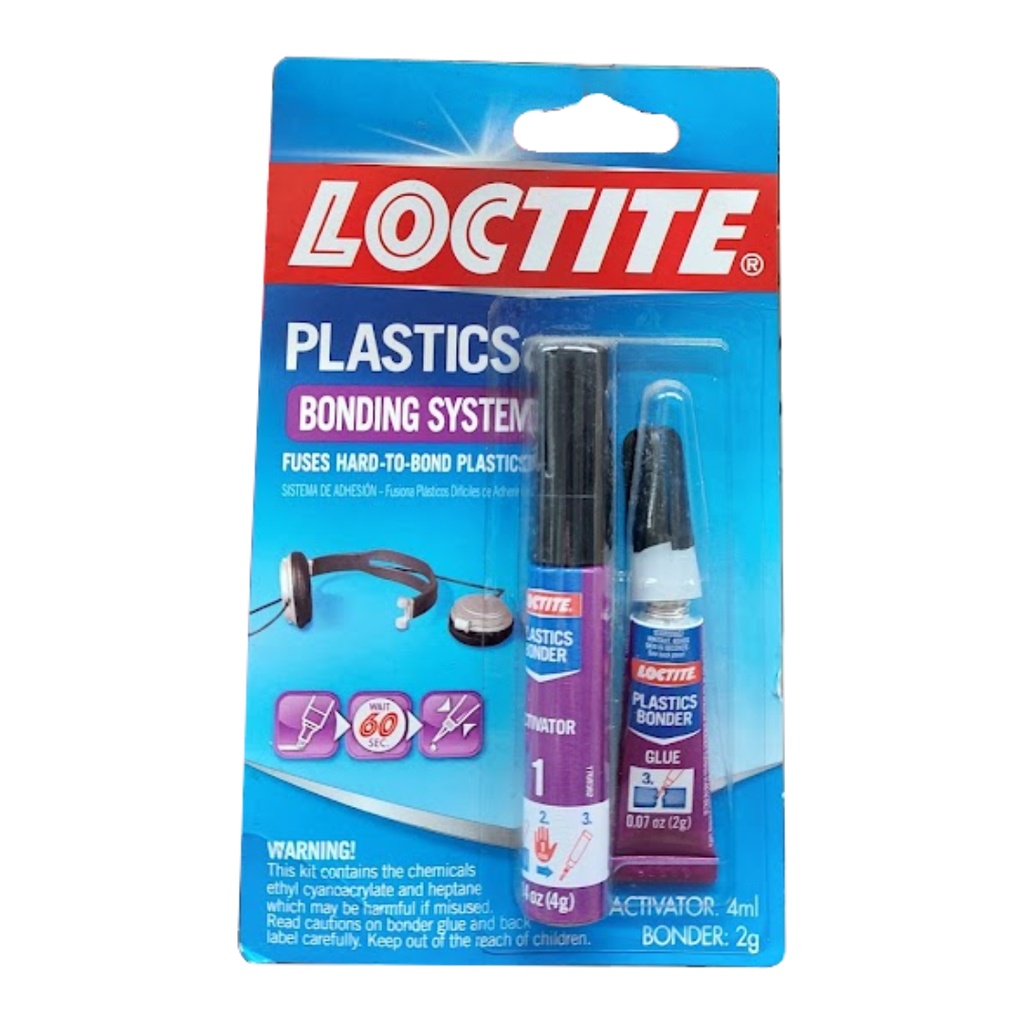 [1008713] Super Glue Plastics Bonder with Activator, 2-Gram