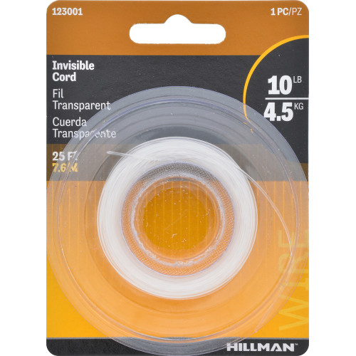 Hillman Plastic 18 Ga. Invisible Cord