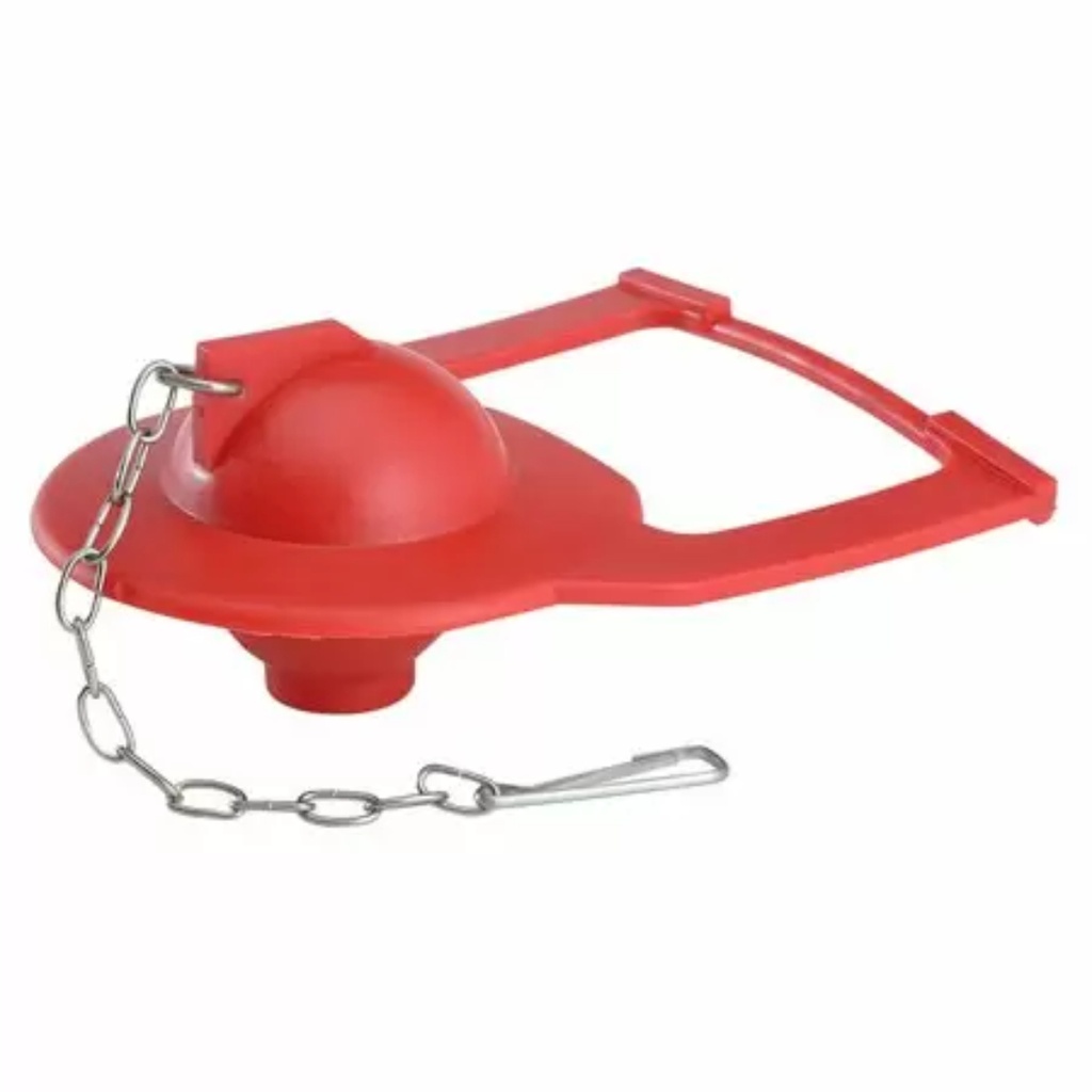 Korky Hinge Toilet Flapper Red for Kohler