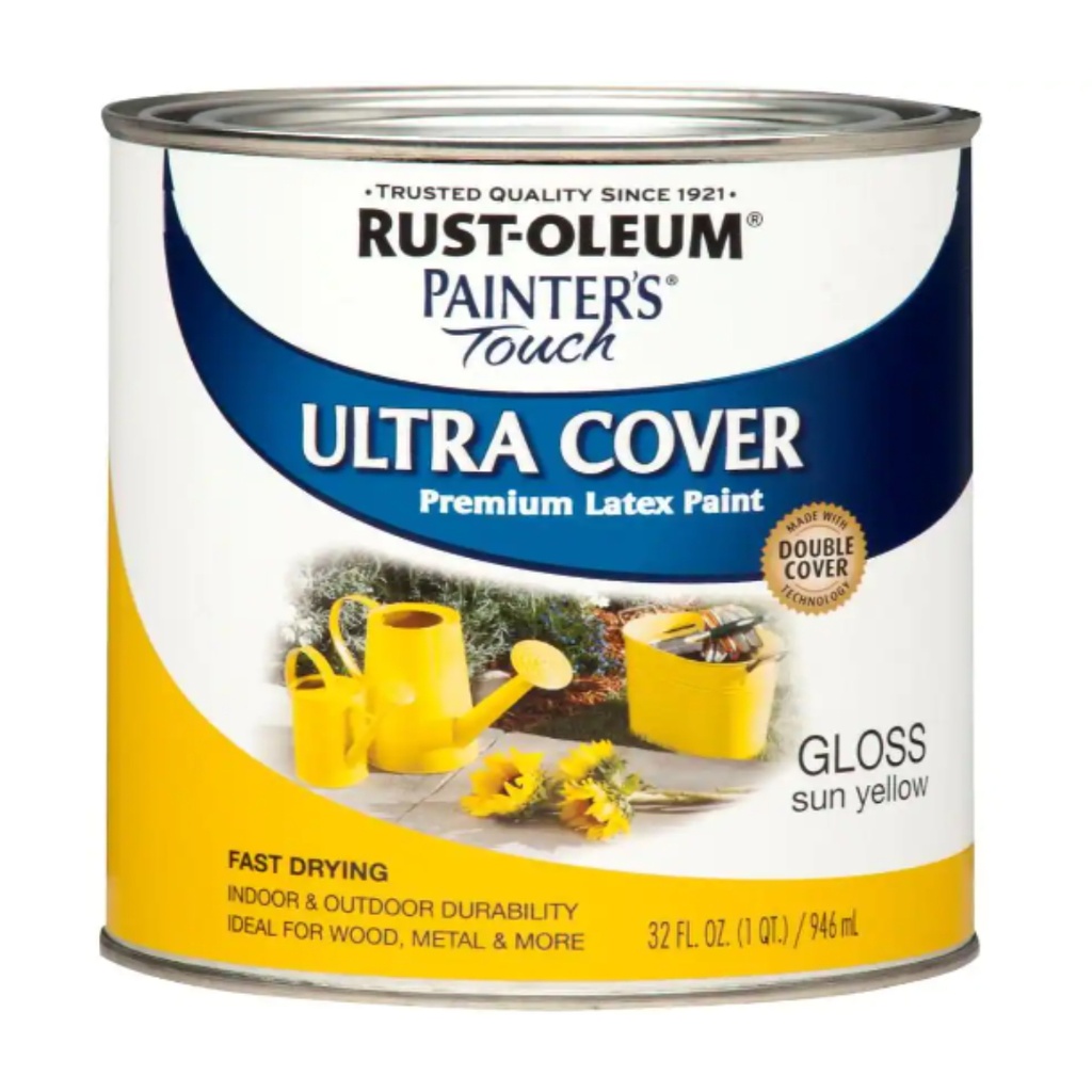 QT YEL GLS Latex Paint