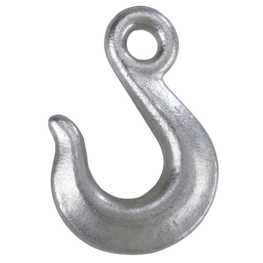 Campbell Zinc-Plated Forged Steel Eye Slip Hook 3900 Lb