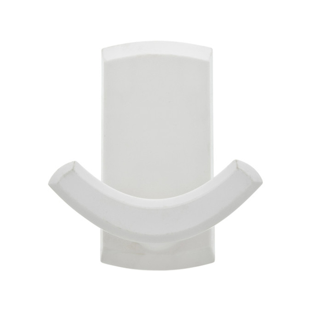 230031 20 Lbs Double Plastic Hook, White