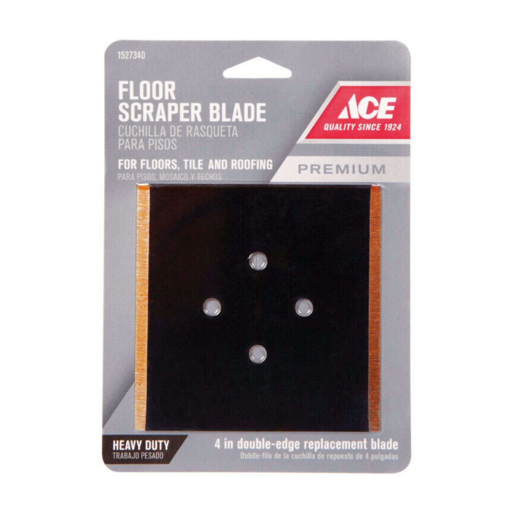 Ace 4 in. W Steel Floor Scraper Blade