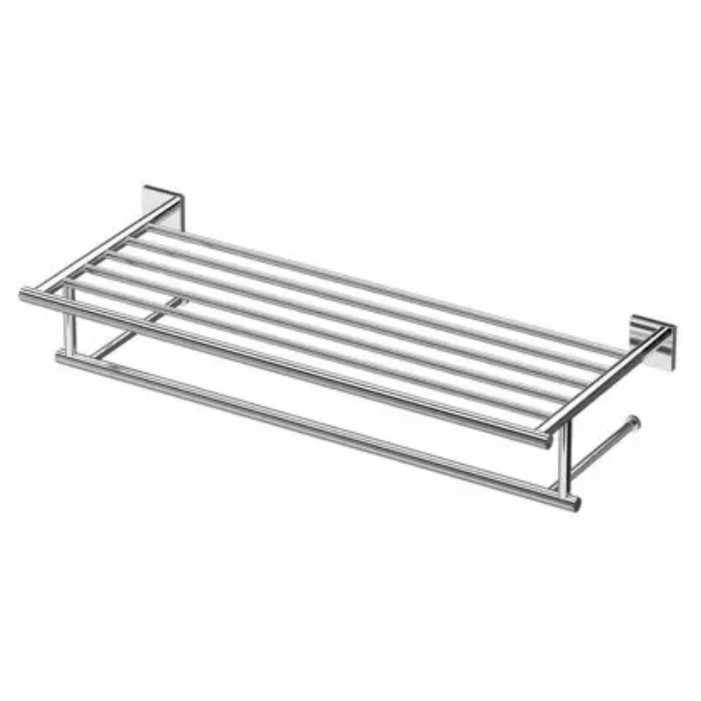 Gatco 4057 Elevate 26" Metal Towel Shelf Chrome Bathroom Hardware and Accessories Bathroom Hardware Towel Racks