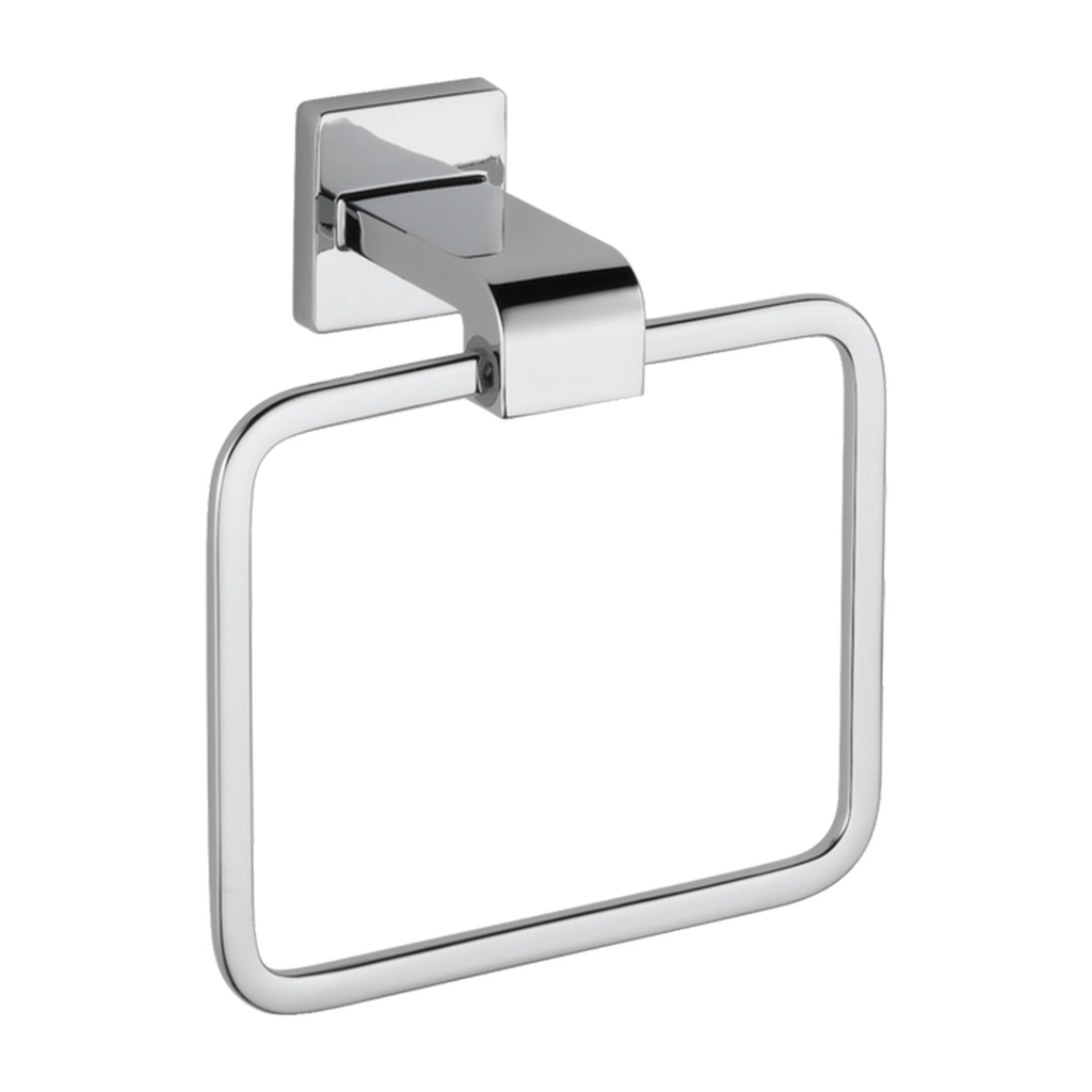 Delta 77546 Ara Wall Mounted Towel Ring Chrome Bathroom Hardware and Accessories Bathroom Hardware Towel Rings