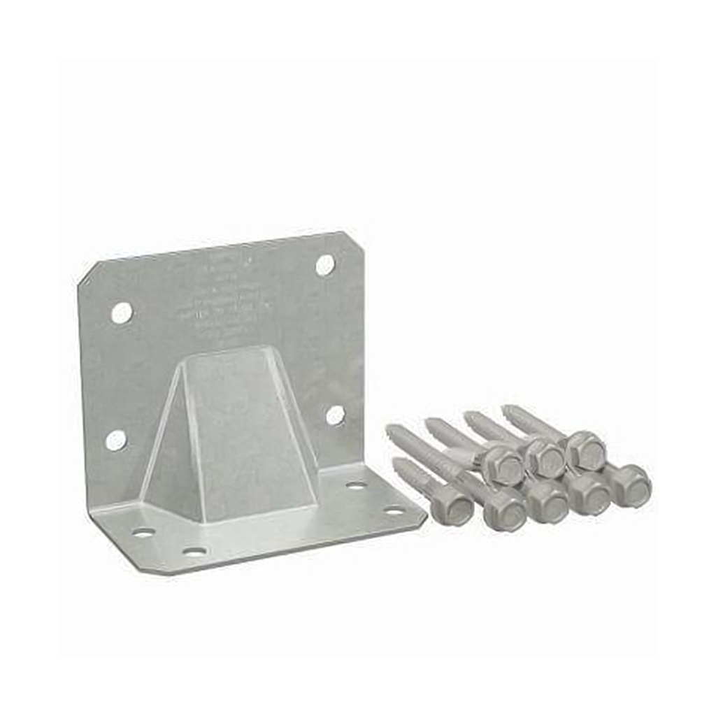 [ANCLAJE202] HGA Galvanized Hurricane Gusset Angle with SDS Screws (10-Qty)