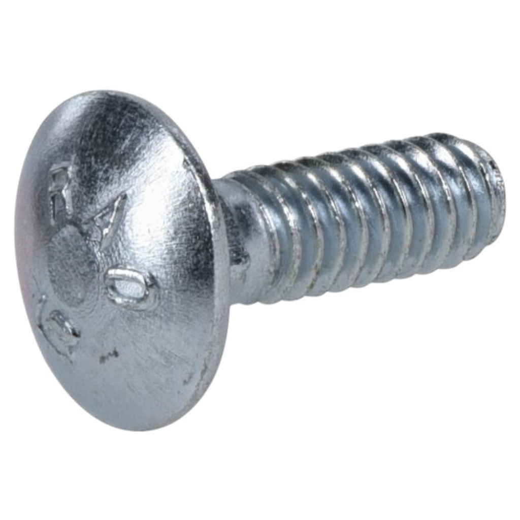 HILLMAN 1/4 in. X 3/4 in. L Zinc-Plated Steel Carriage Bolt 100 Pk
