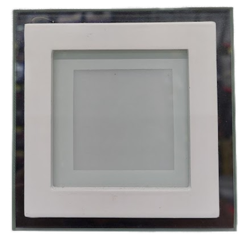 LAMPARA CUAD. LUZ AMARILLA 6W