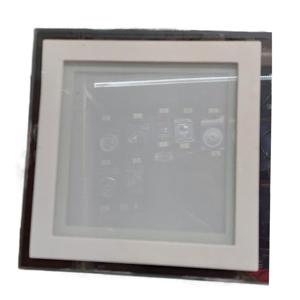 LAMP LED FLAT PA 12W CUAD W/WHIT