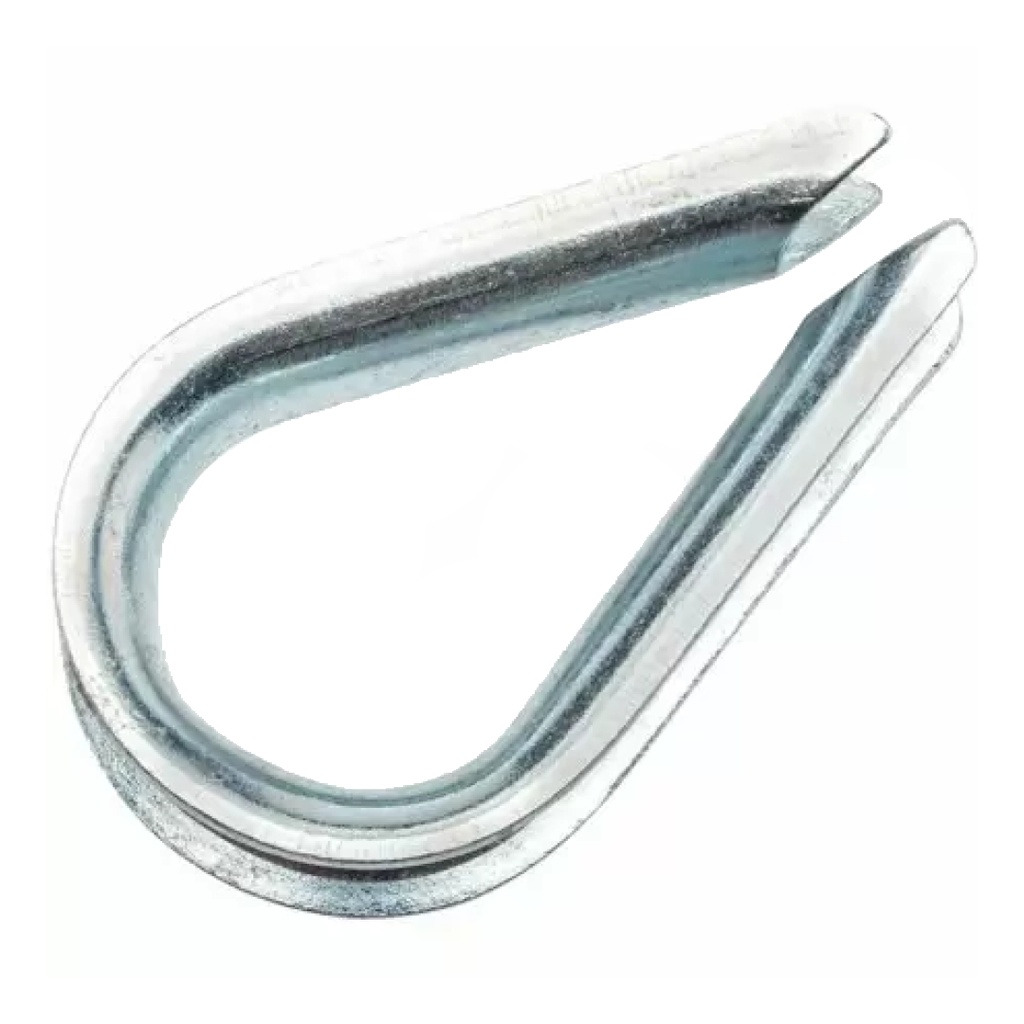 [52080] Apex Tools Group T7670629 0.25 in. Galvanized Finish Wire Rope Thimble