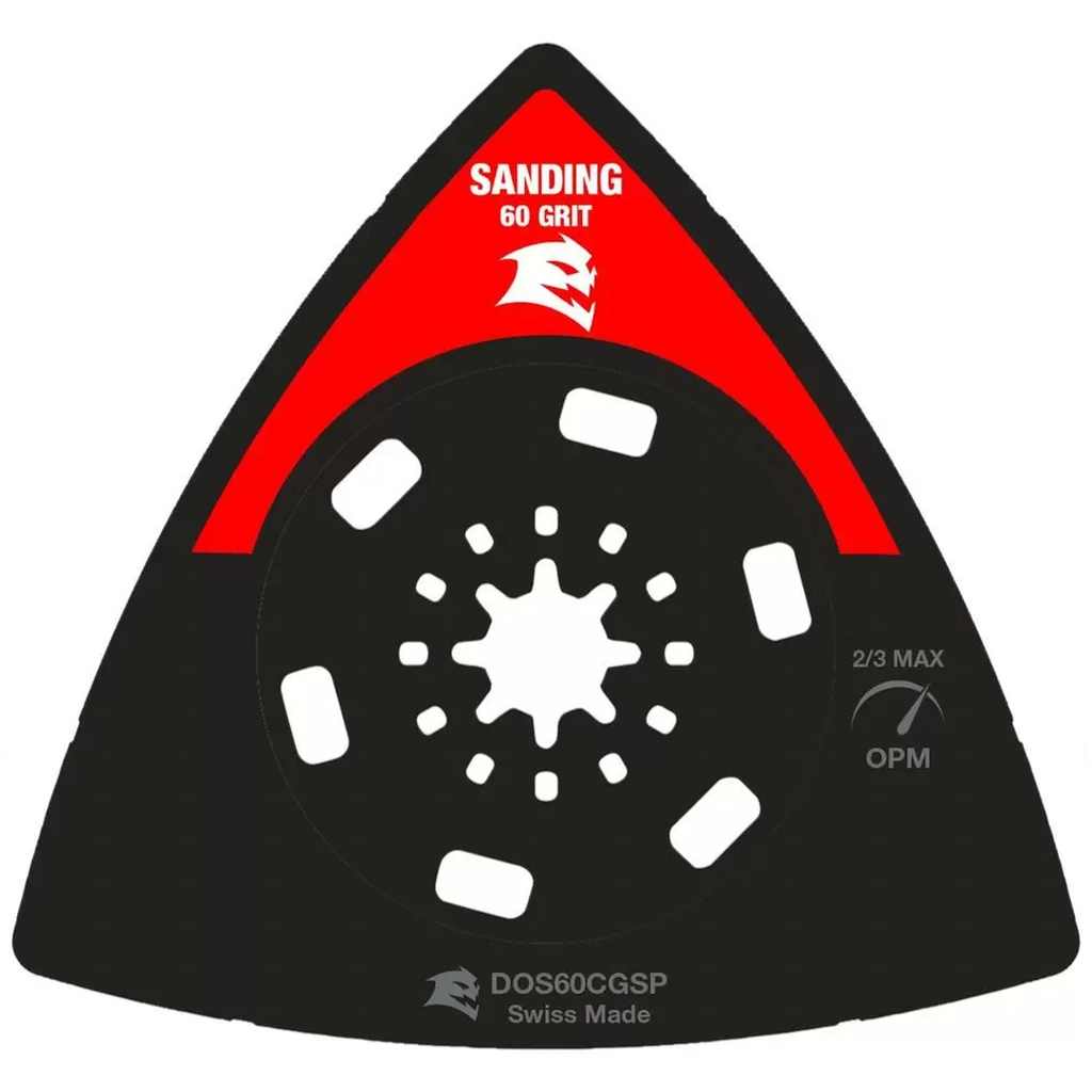 Diablo Starlock 3-1/2 in. W Carbide Grit Triangular Oscillating Sanding Plate Wood 1 Pk