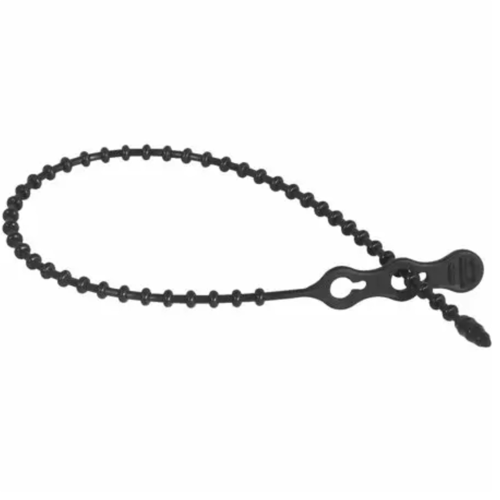 CABLETIE BEAD12"BLK BG15