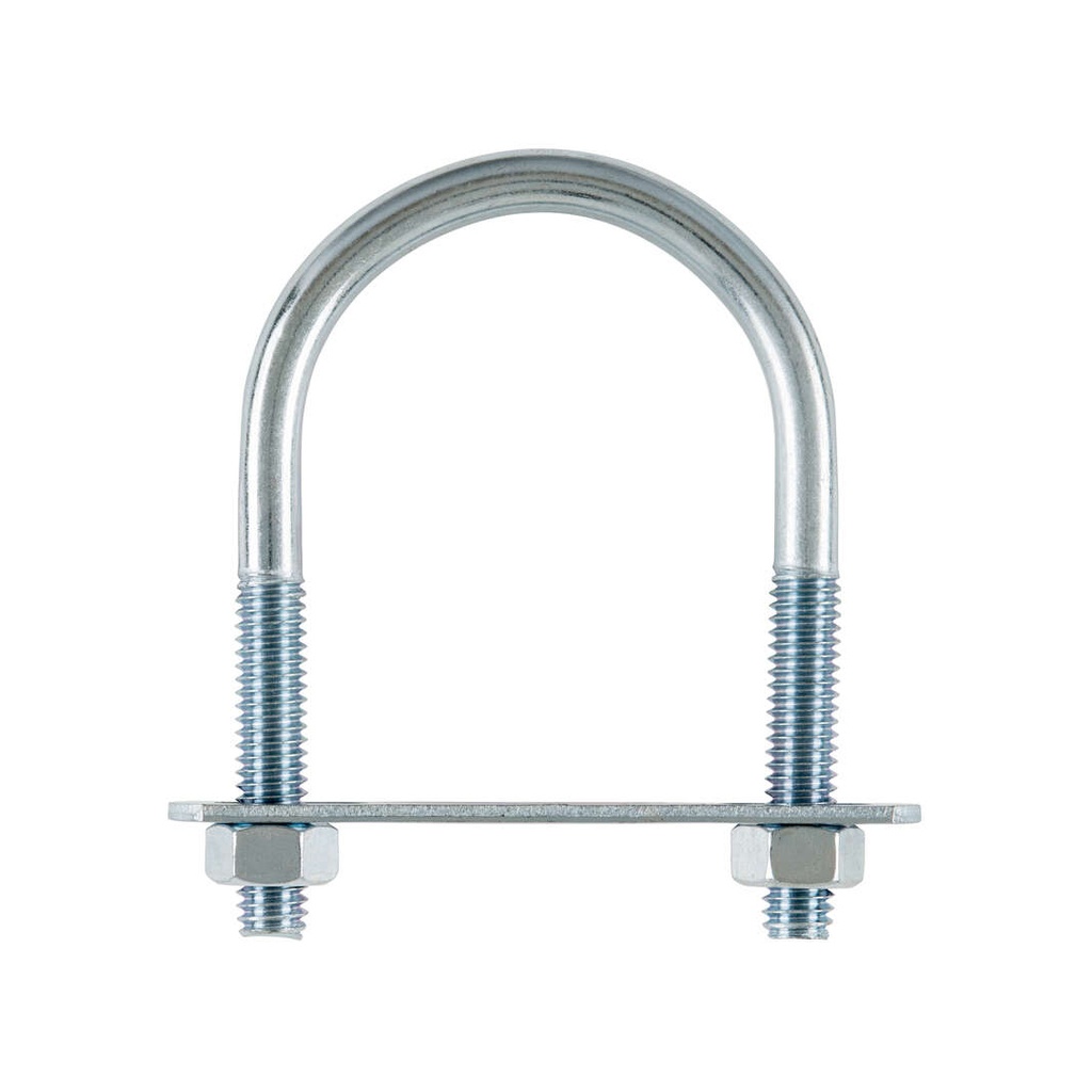 Hampton 5/16 in. X 2 in. W X 3 in. L Coarse Zinc-Plated Steel U-Bolt