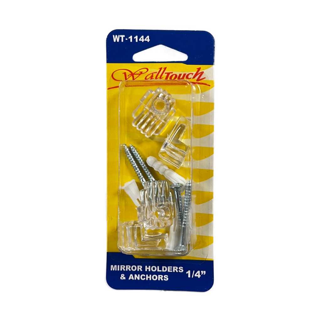 [WT1144] MIRROR HOLDERS & ANCHORS 1/4"