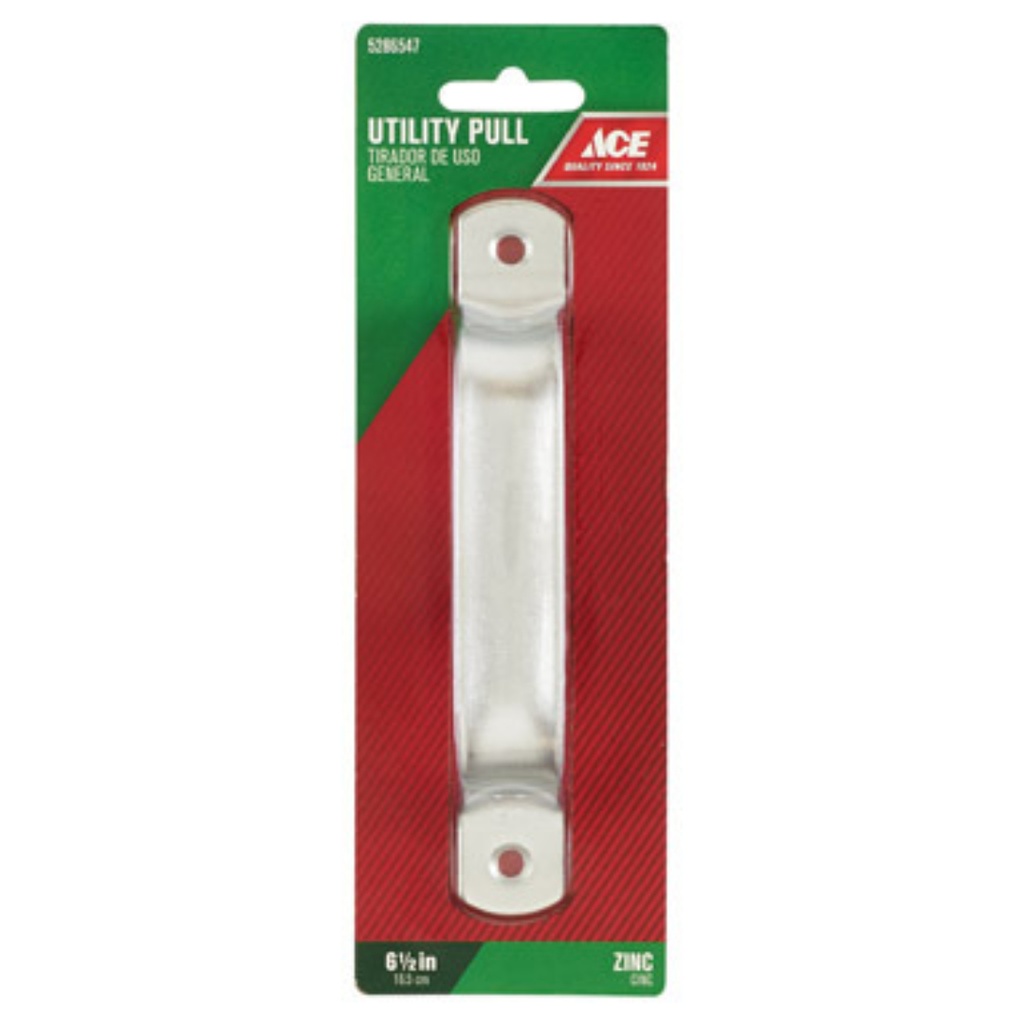 6-1/2  Zinc Utility Pull Ace Pull Plates 5293352 082901136163