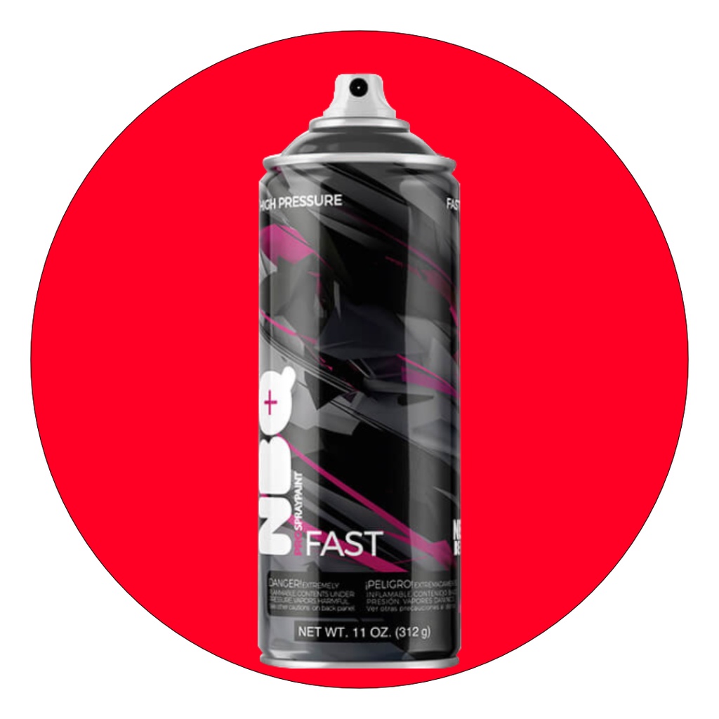 NBQ SPRAY 400mL PURE RED GLOSS