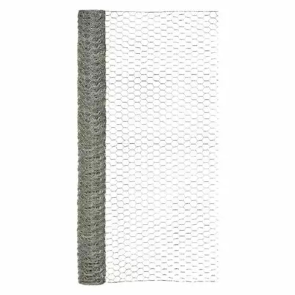 Garden Craft 48 in. H X 25 Ft. L Galvanized Steel Fencing 1 in. X 1 in. in