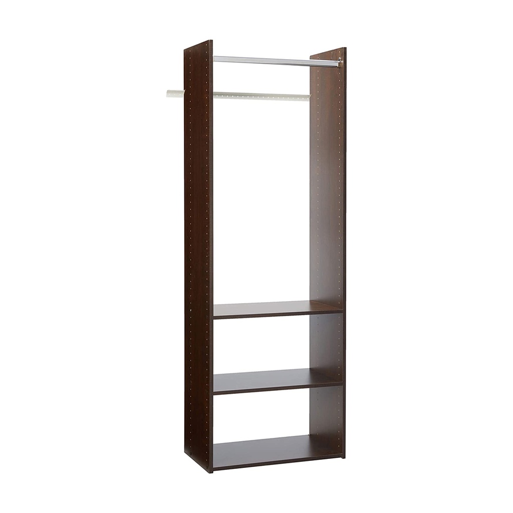 Easy Track 84 in. H X 25.25 in. W X 14 in. L Wood Hanging Tower Closet Kit