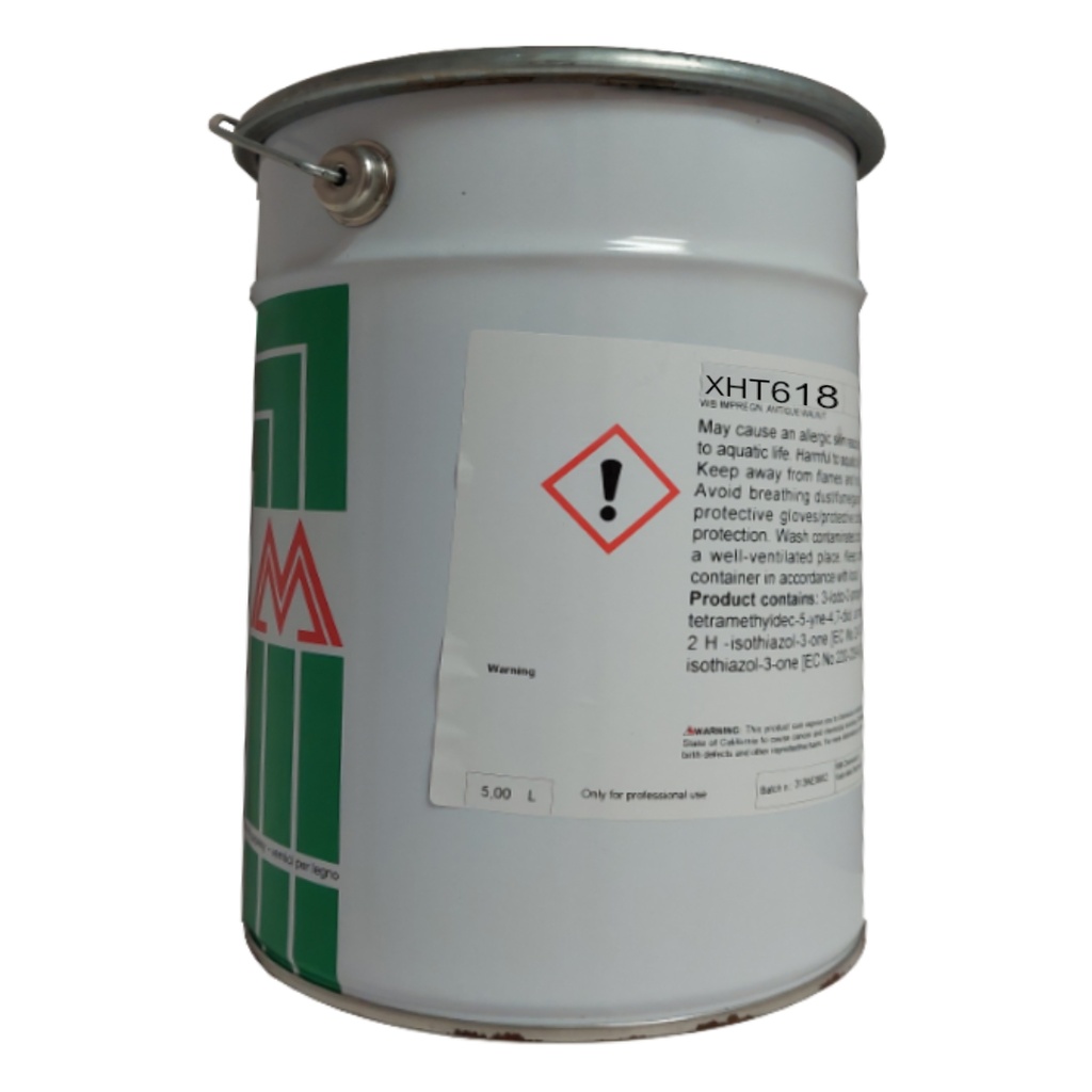 MILESI WB WAX IMP.MAHOGANY 5L