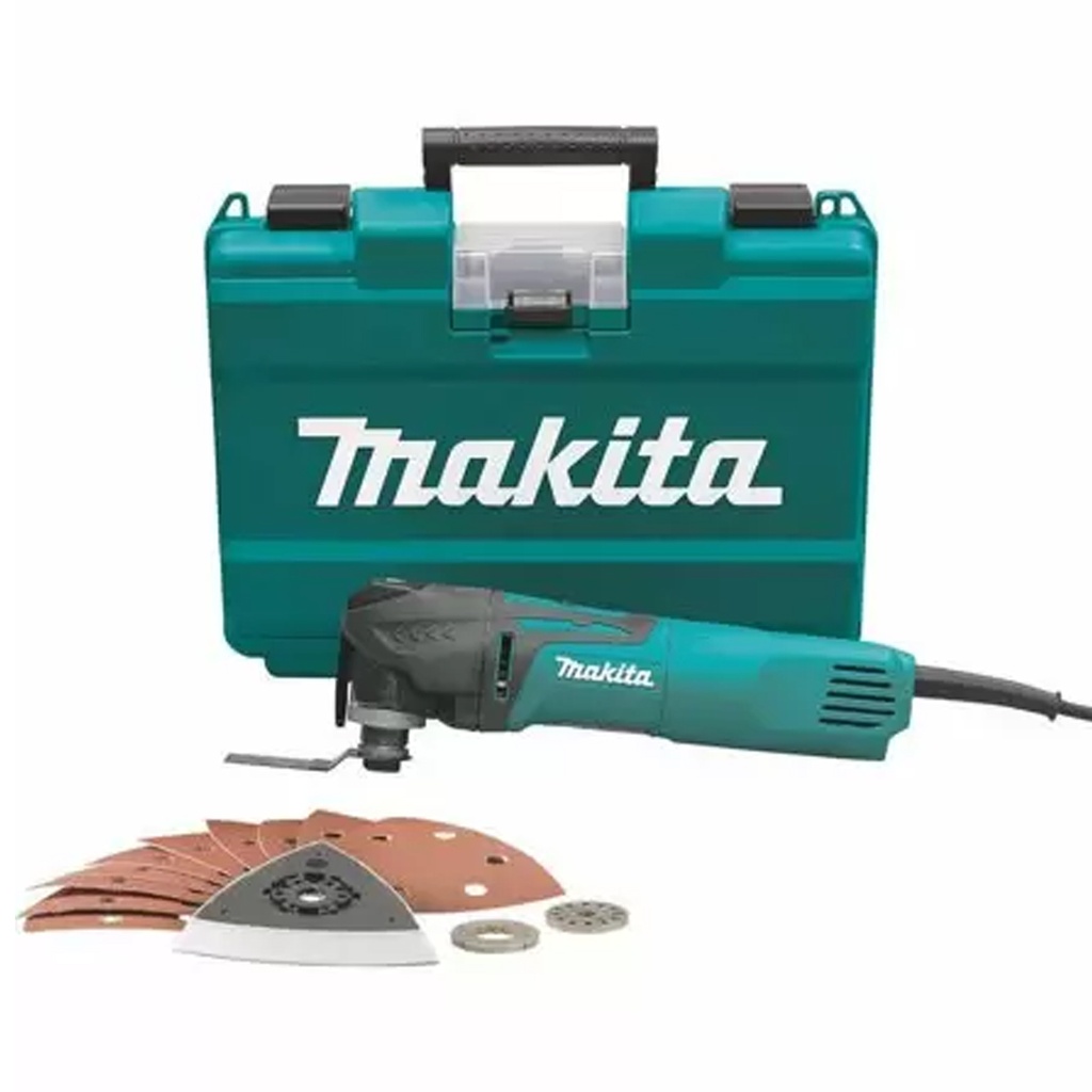 Makita 3 Amp Variable Speed Corded Oscillating Multi-Tool Kit - TM3010CX1