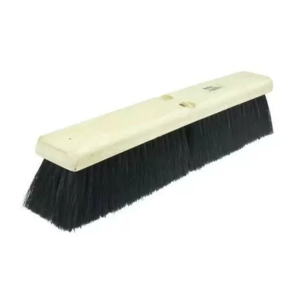 16" Medium Sweep Floor Brush Black Tampico Fill