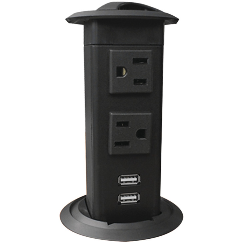 [822.99.340] HAFELE POP-UP PS AC USB 2.1AMP
