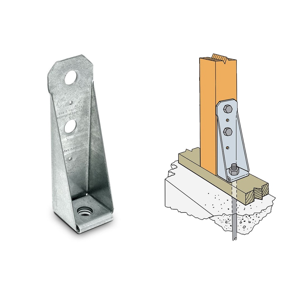 HDB 8-5/8 in. 12-Gauge Galvanized Bolted Holdown