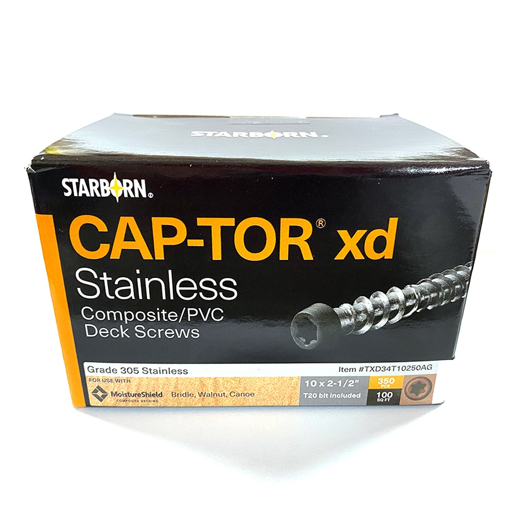 CAP-TOR XD 2 1/2 BROWN 350/TUB