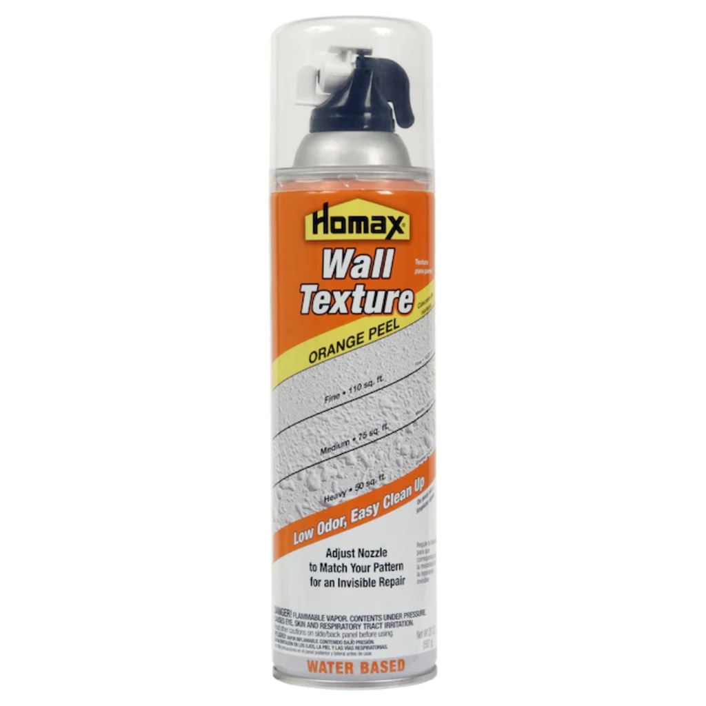 Homax White Water-Based Orange Peel Spray Texture 20 Oz.