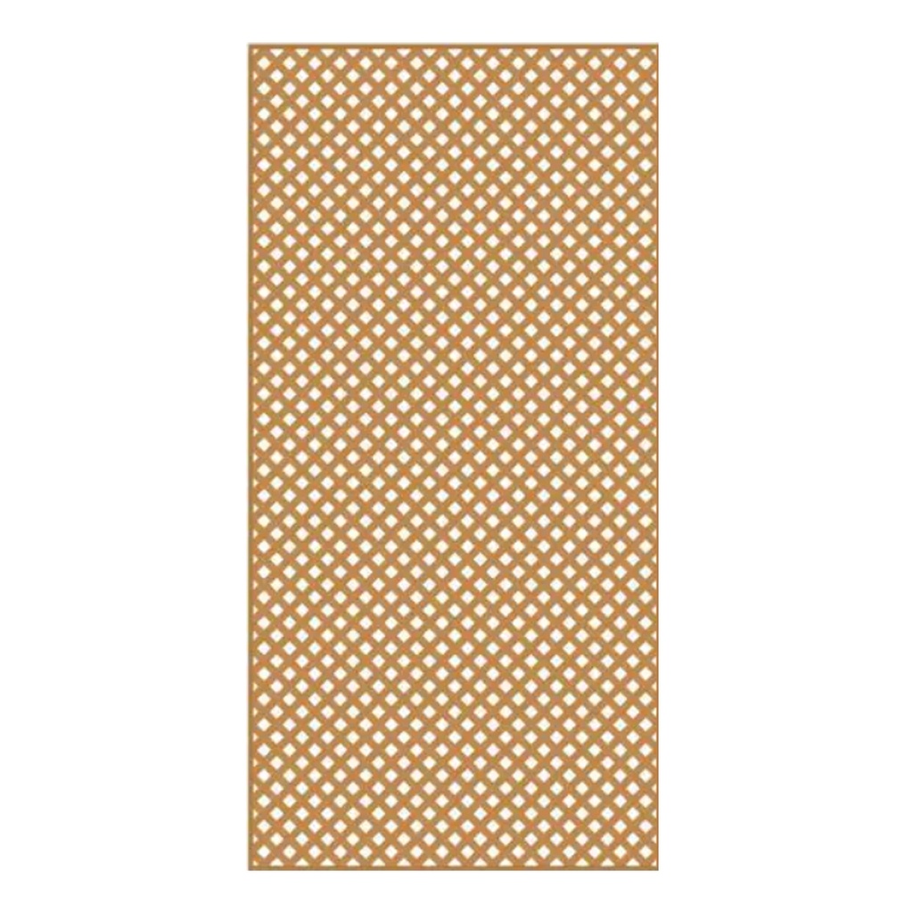 [140001244] PANEL LAT. PVC PRIV. 4X8 CEDAR