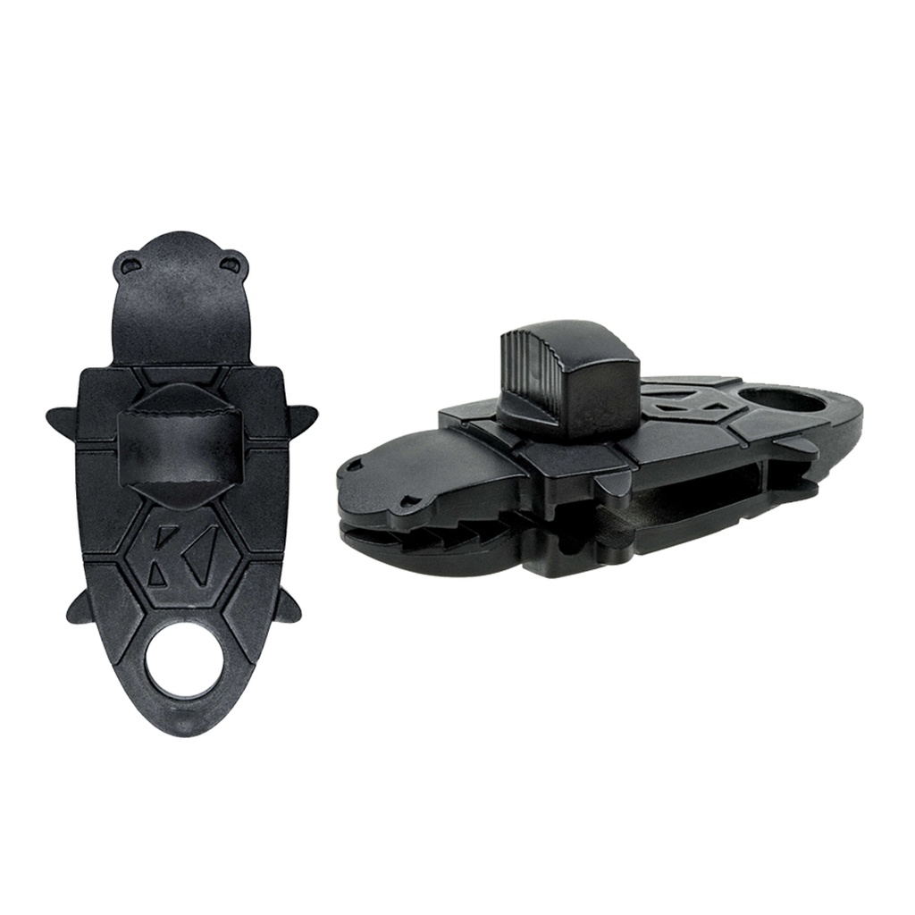 TARP CLIP TURTL BLK 1PK