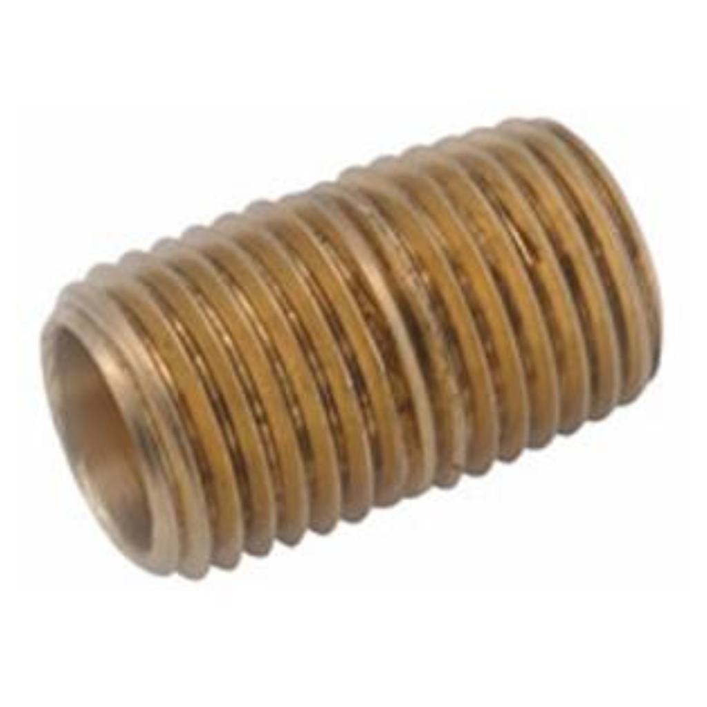 NIPLE CLOSE 3/8 BRONCE