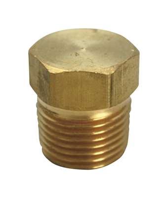 [4505046] 1/4 in. MPT Brass Hex Head Plug