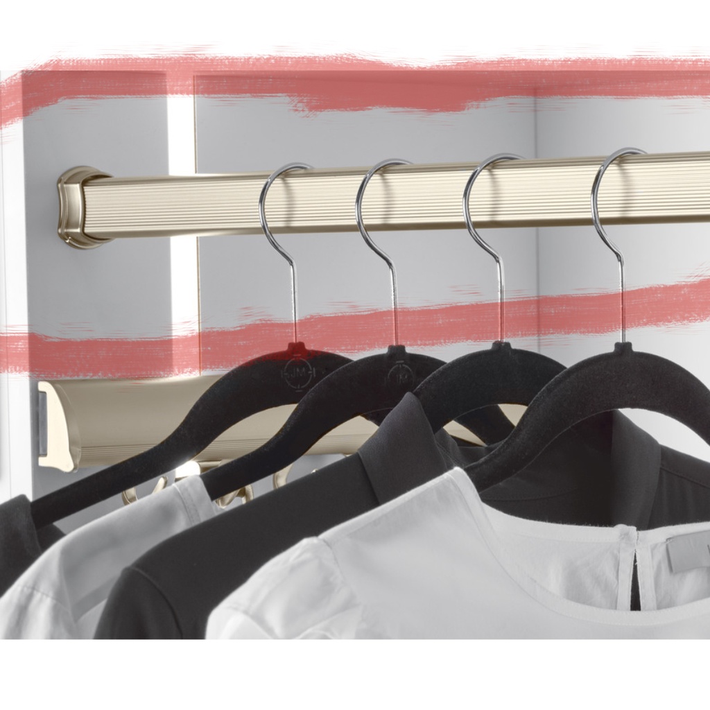 HAFELE WARDROBE TUBE 8' SLATE