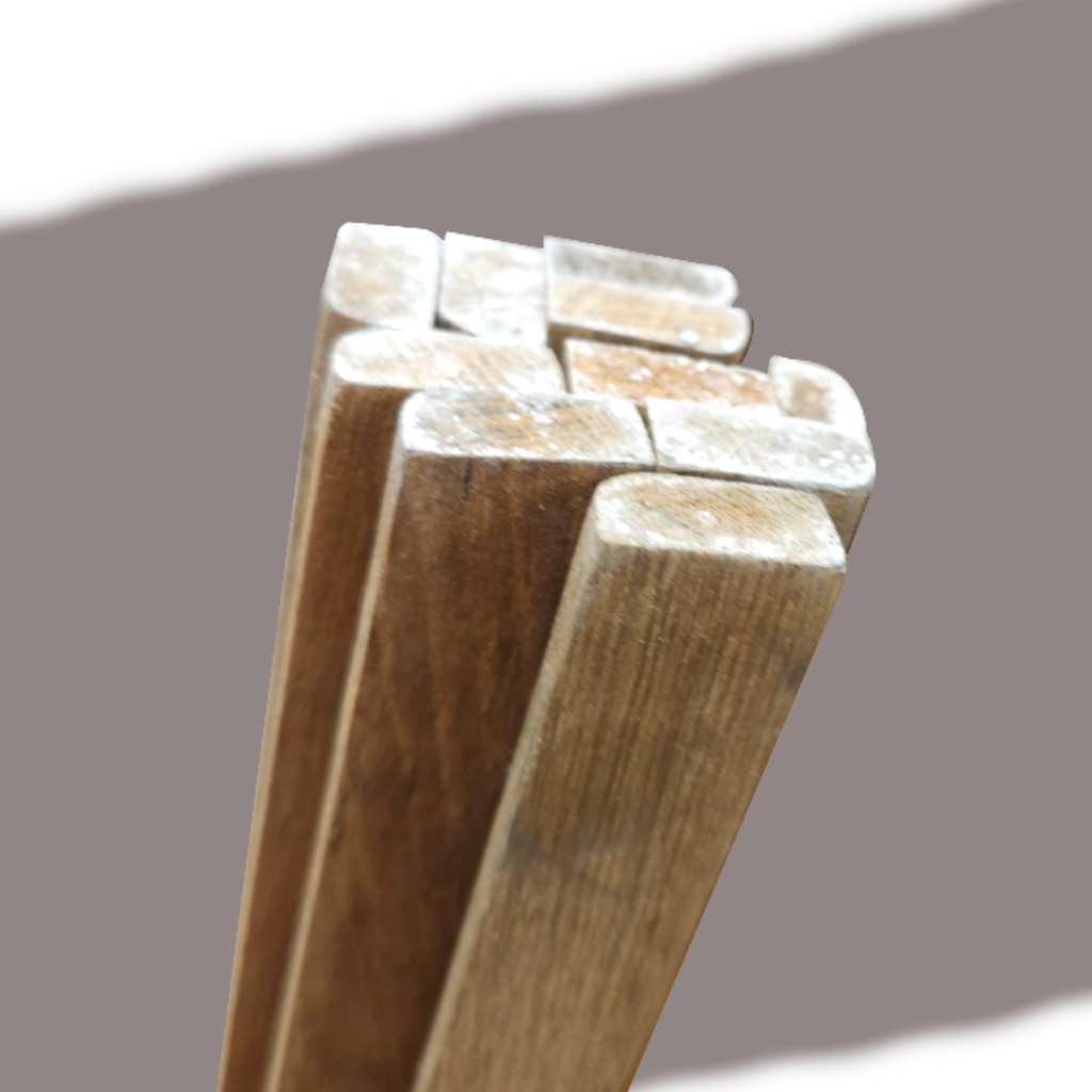 TEAK MOLD. LRG STOP 3/8X3/4X5'