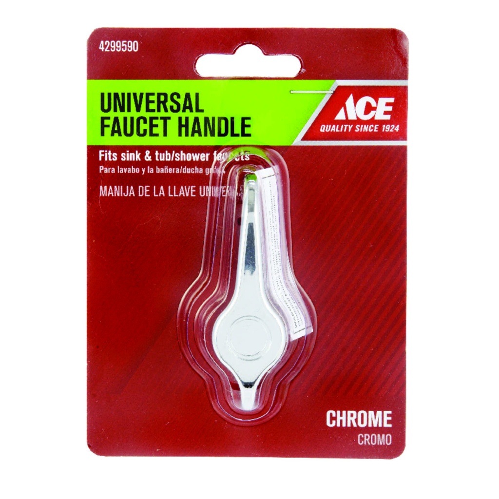 Ace for Universal Chrome Plated Tub and Shower Diverter Handle