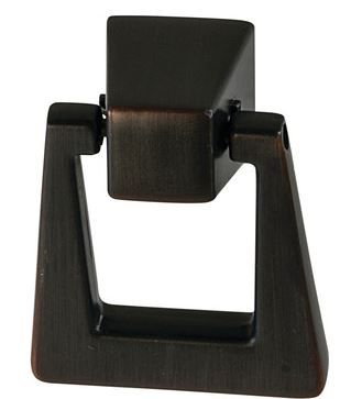 Amerock BP55274 Blackrock 0 Inch Center to Center Ring Cabinet Pull Oil Rubbed Bronze Cabinet Hardware Pulls Ring