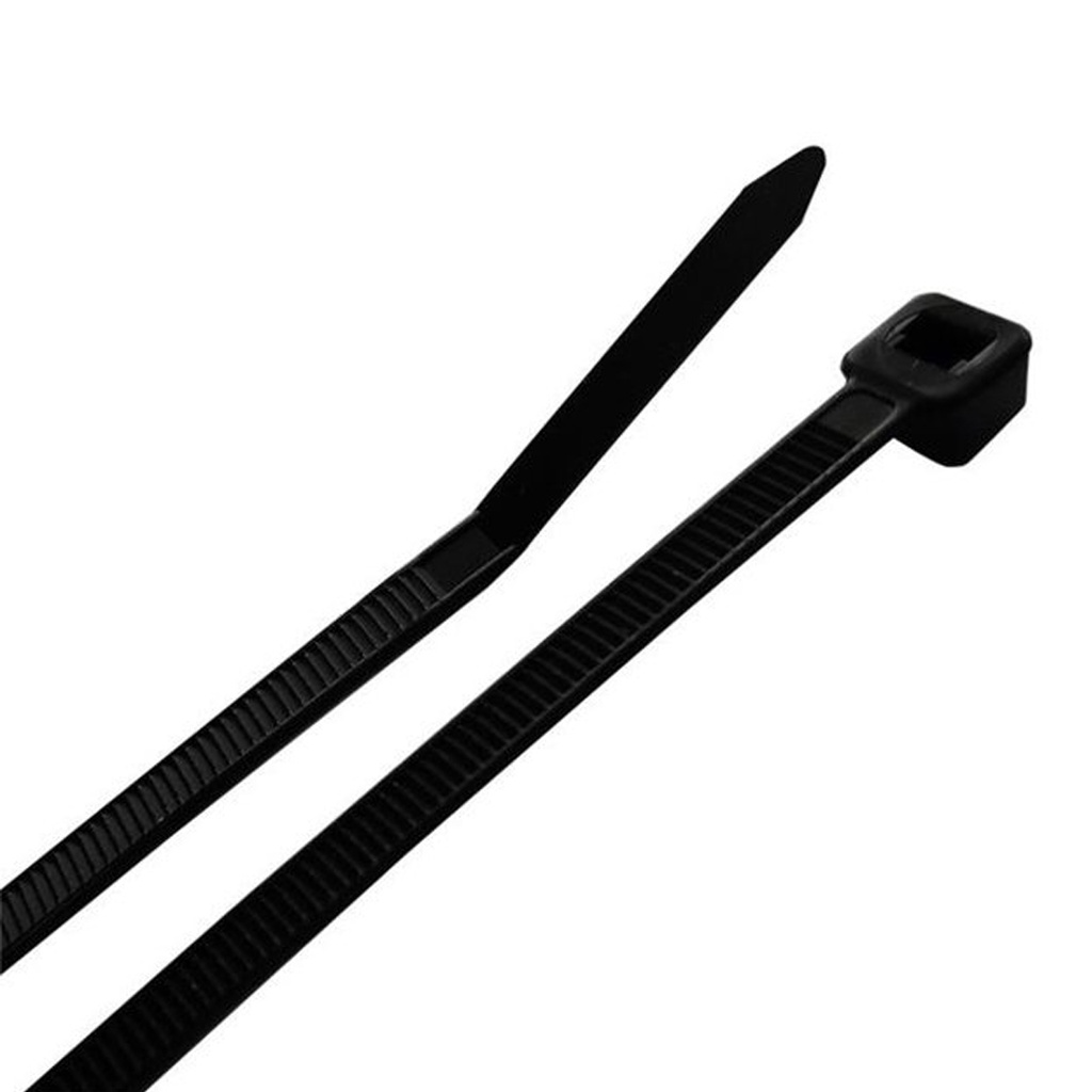 Steel Grip 4 in. L Black Cable Tie 40 Pk