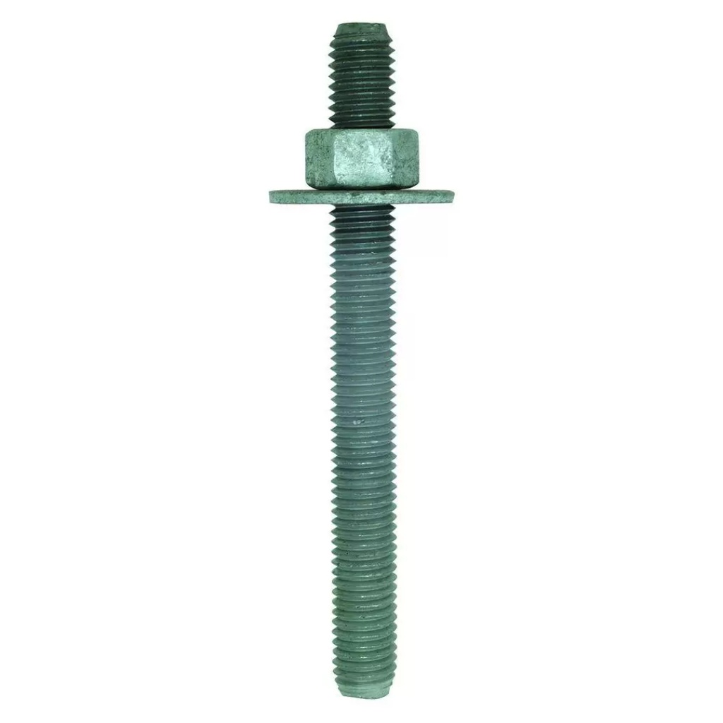 [ANCLAJE129] Simpson Strong-Tie 1/2 in. D X 5 in. L Galvanized Steel Hex Bolt 1 Pk