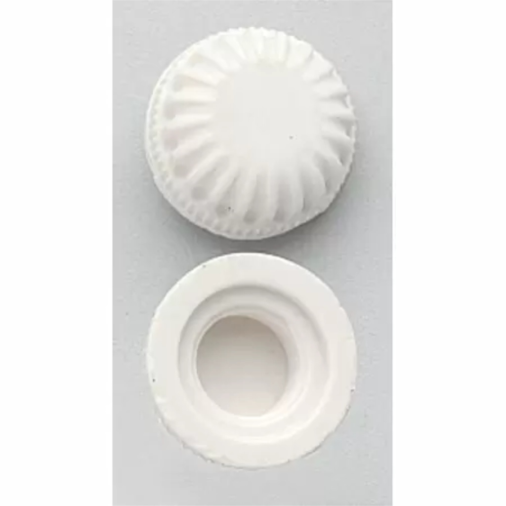 SATCO 2 WHT PLASTIC LOCK UP CAPS