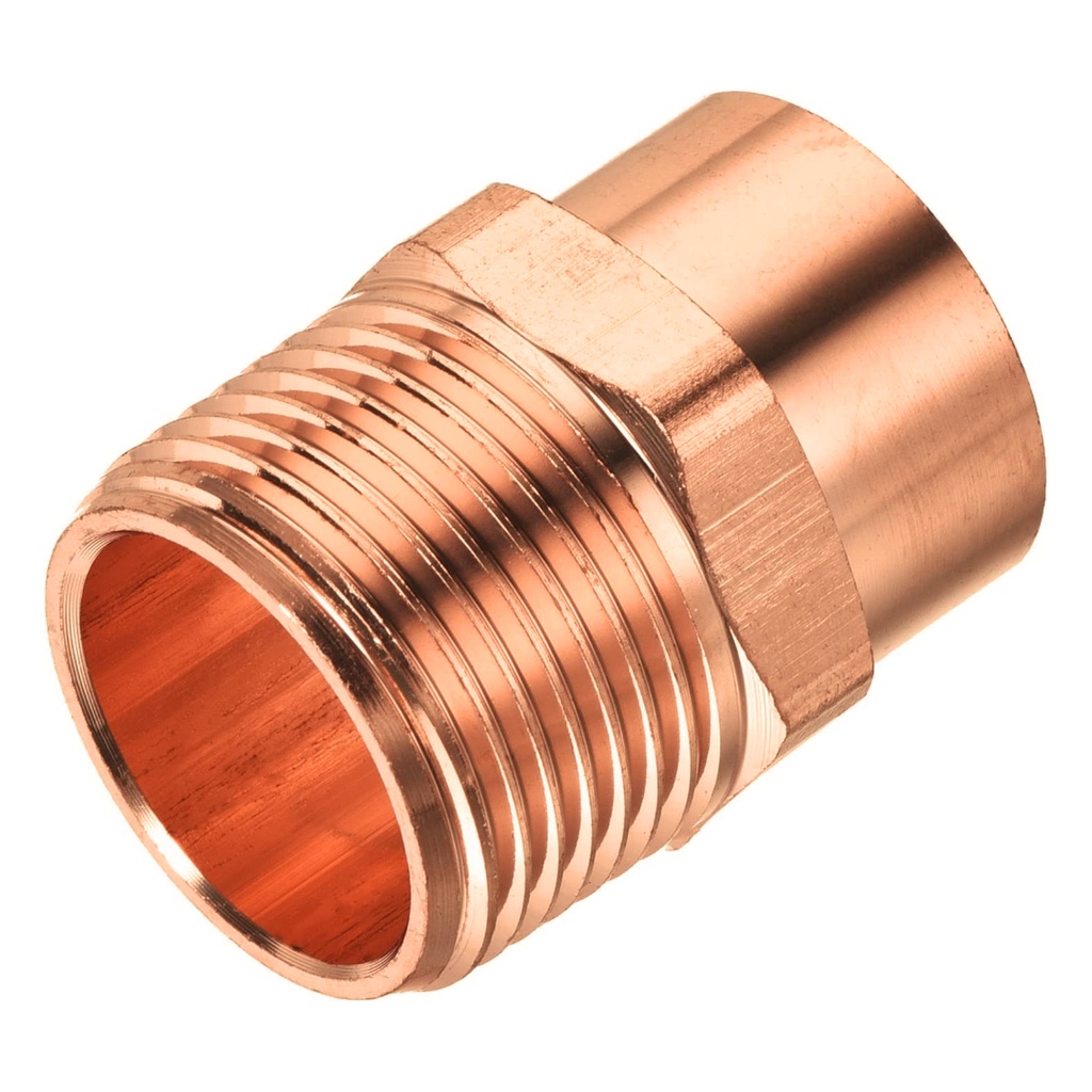 Elkhart Products 104 Series Pipe Adapter, 1-1/2 in, Sweat X MNPT, Copper