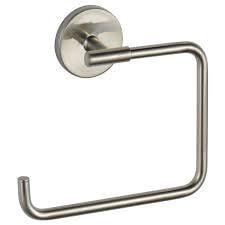 Delta 759460 Trinsic Wall Mounted Towel Ring Brilliance Stainless Bathroom Hardware and Accessories Bathroom Hardware Towel Rings