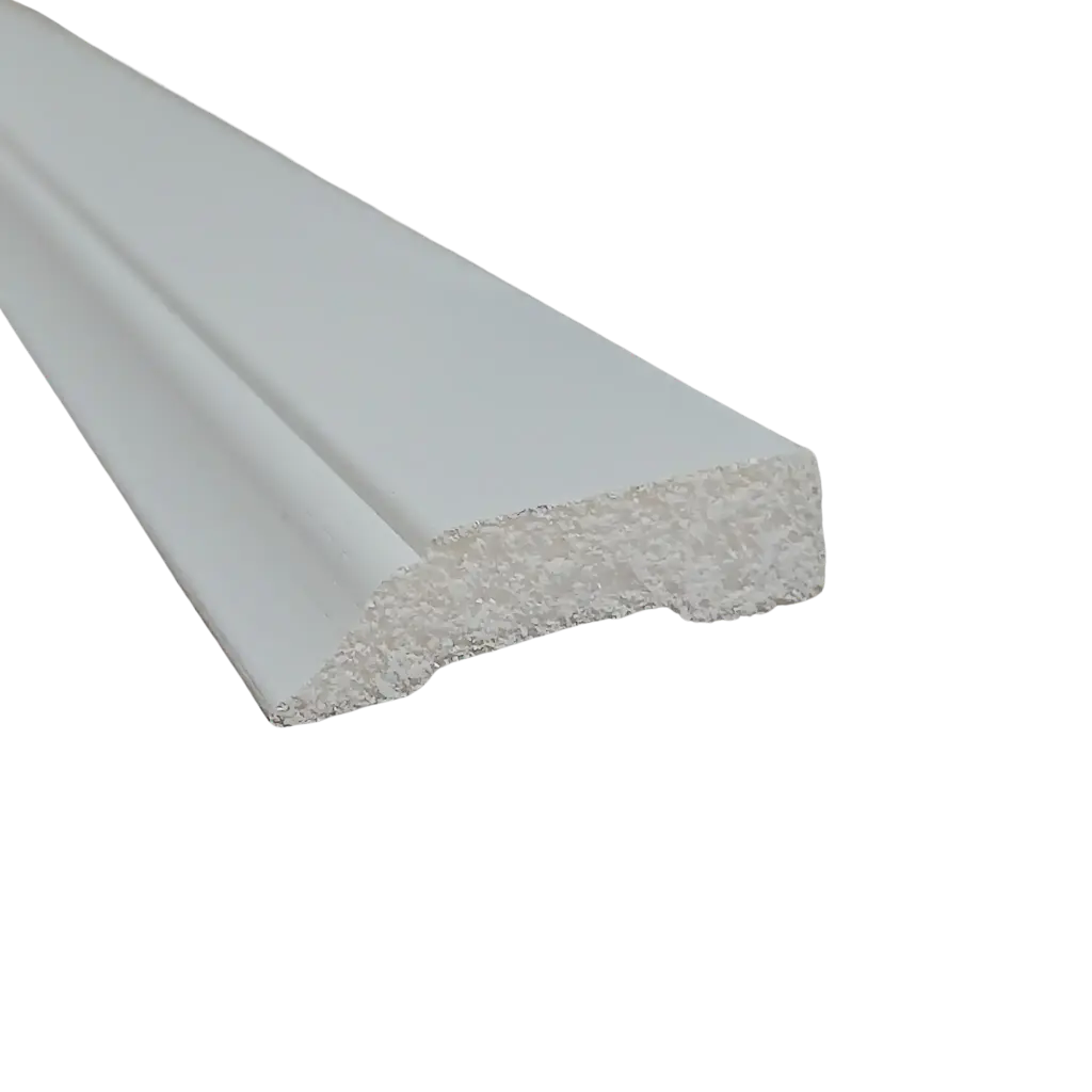 7' WHT OG Stop Molding, 25PK