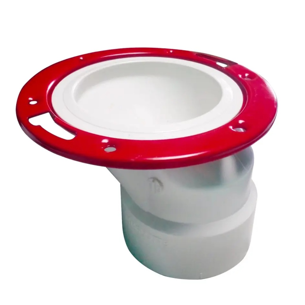 FLANGE PVC DESVIO 4X3 METAL RING