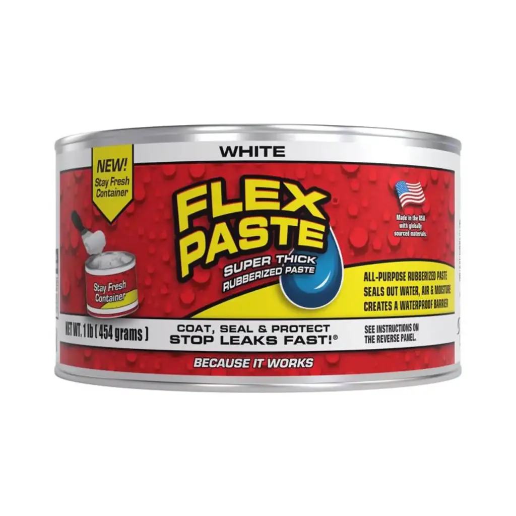 [6015026] Flex Seal Family of Products Flex Paste White Rubberized Paste 8.75 Fl. Oz