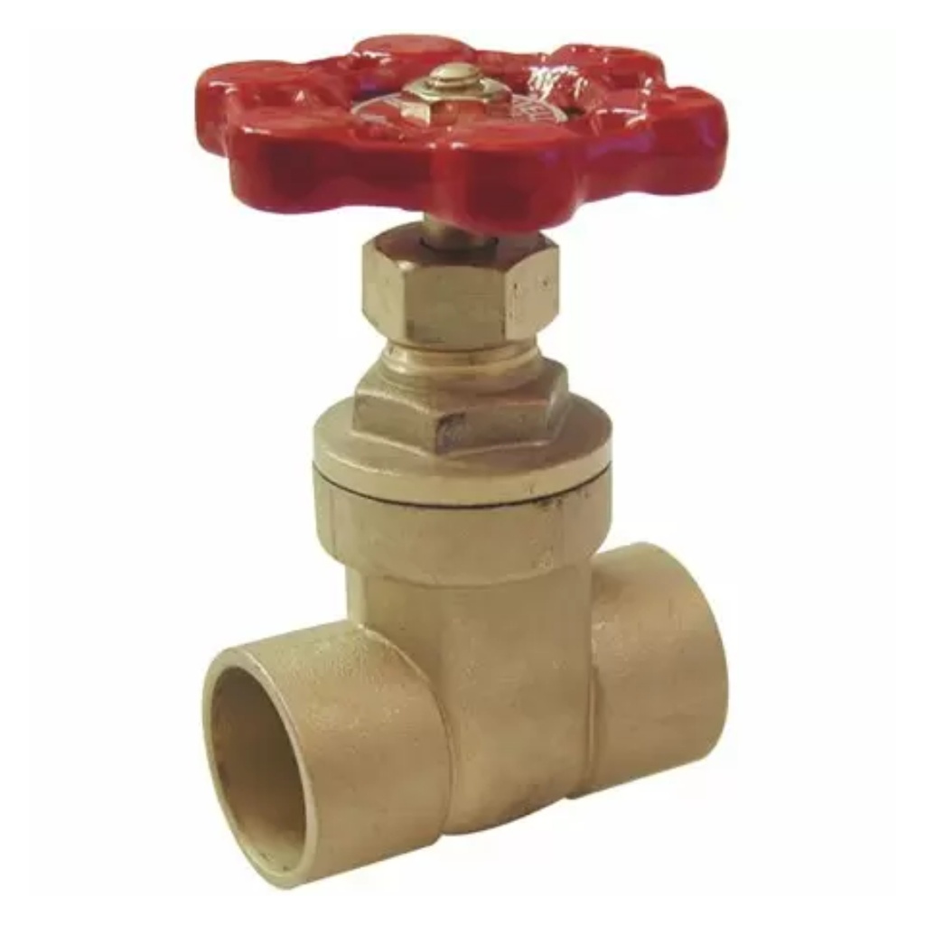 GATE VALVE BRASS 1" LF