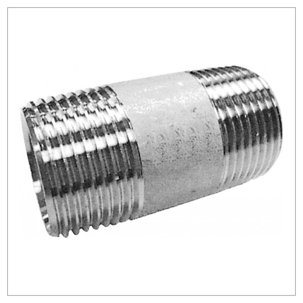 NIPLE 3/8X1 1/2 CHR