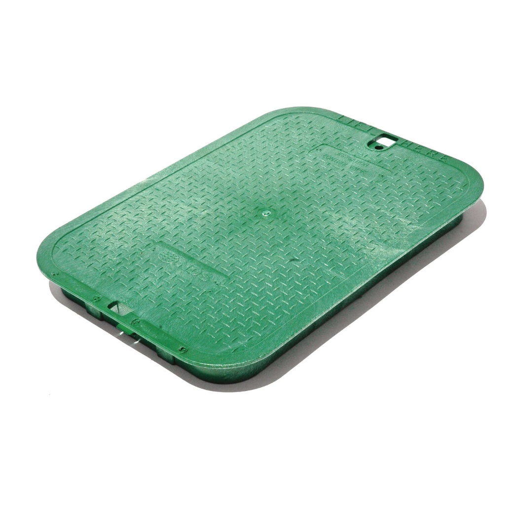 14 in. X 19 in. Rectangular Valve Box Cover, Green ICV