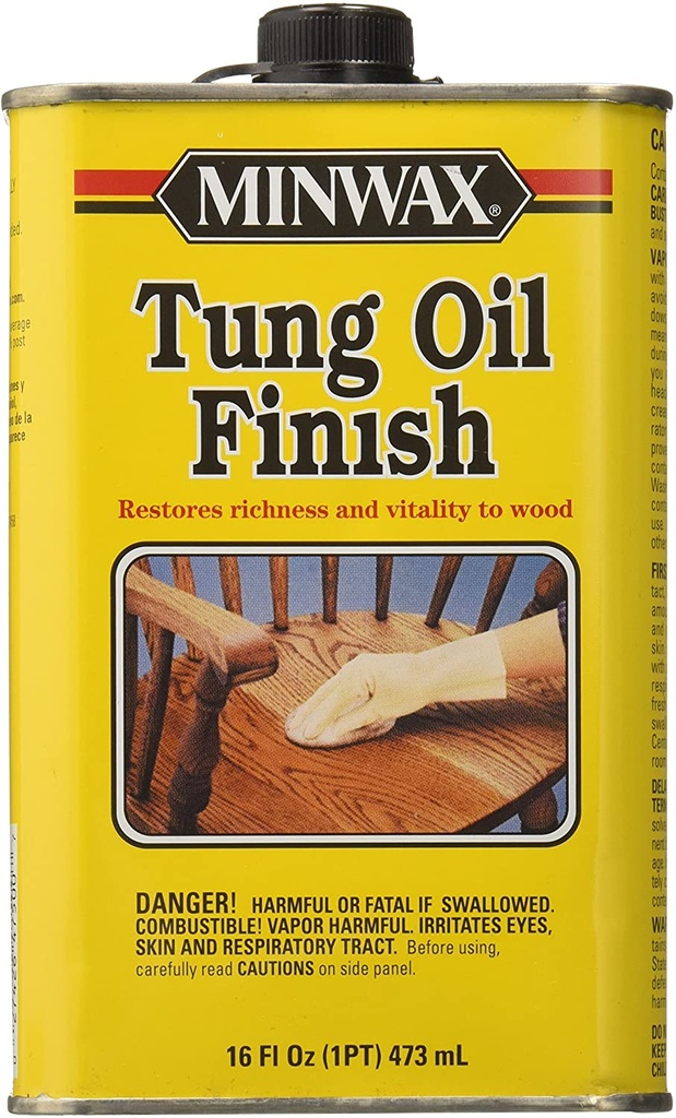 Minwax Tung Oil Finish Amber Oil-Based Tung Oil 1 Qt